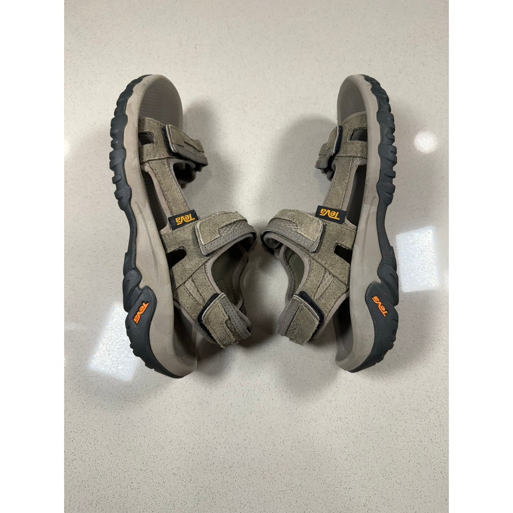 Teva Katavi 2 Mens 8 Suede Hiking Sport Sandals Brown 1002433